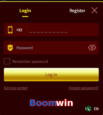 Boomwin login preview